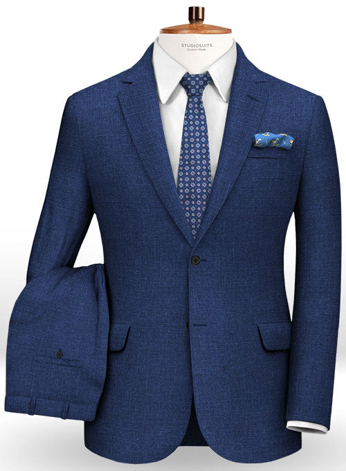 Pinhead Wool Royal Blue Suit - StudioSuits