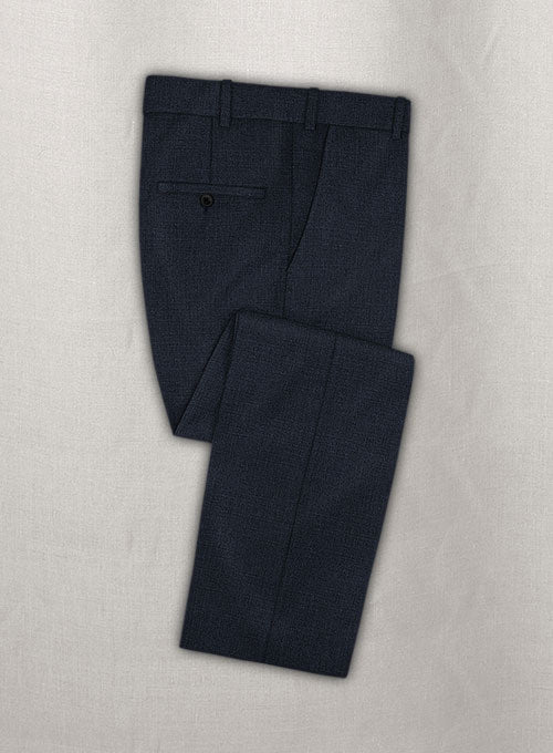 Pinhead Wool Blue Pants - StudioSuits