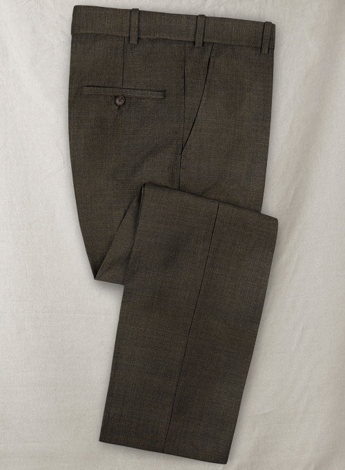 Pinhead Wool Brown Suit - StudioSuits
