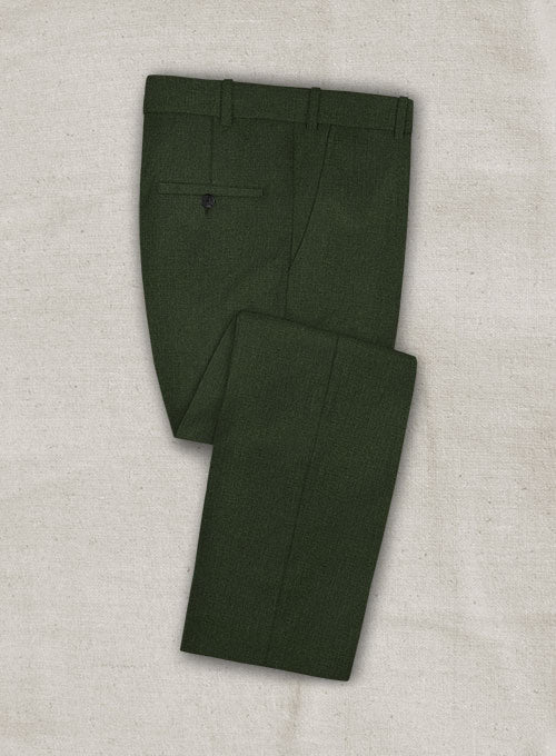 Pinhead Wool Green Pants - StudioSuits