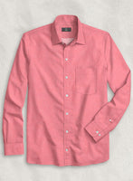 Pink Luxury Twill Shirt - StudioSuits