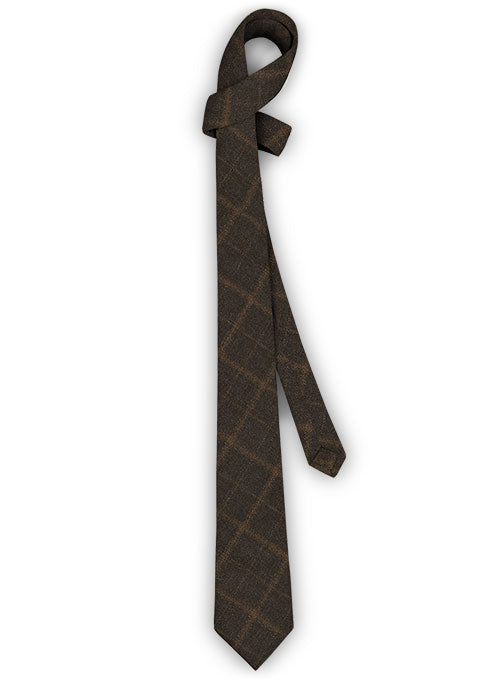 Tweed Tie - Pisa Brown Feather - StudioSuits