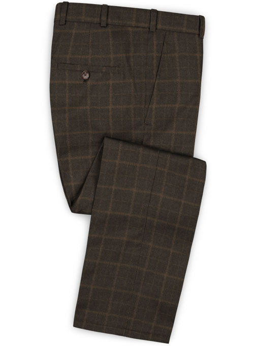 Pisa Brown Feather Tweed Suit - StudioSuits