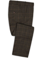 Pisa Brown Feather Tweed Suit - StudioSuits