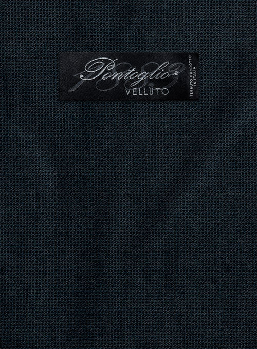 Pontoglio Blue Velvet Jacket - StudioSuits