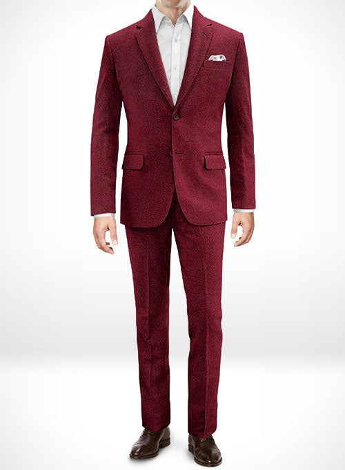 Port Wine Tweed Suit - Special Offer - StudioSuits