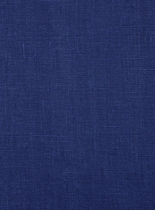 Powder Blue Pure Linen Jacket - StudioSuits