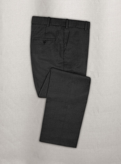 Prince Wool Charcoal Pants - StudioSuits