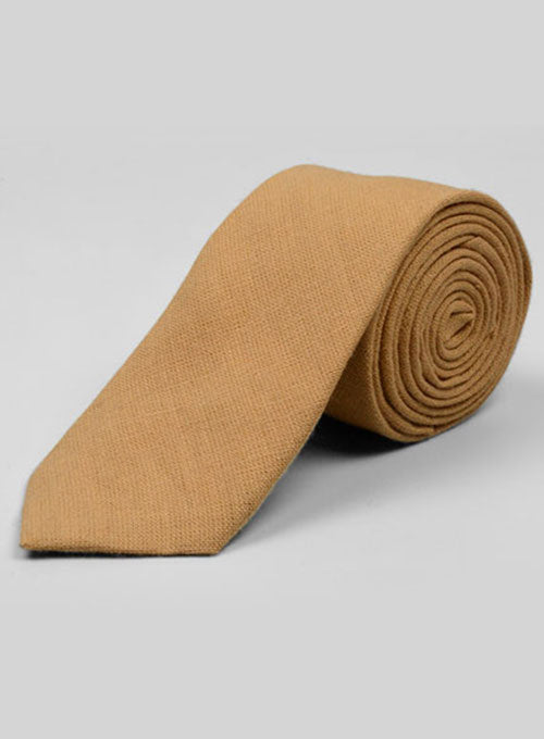 Linen Tie - Pure Tan - StudioSuits