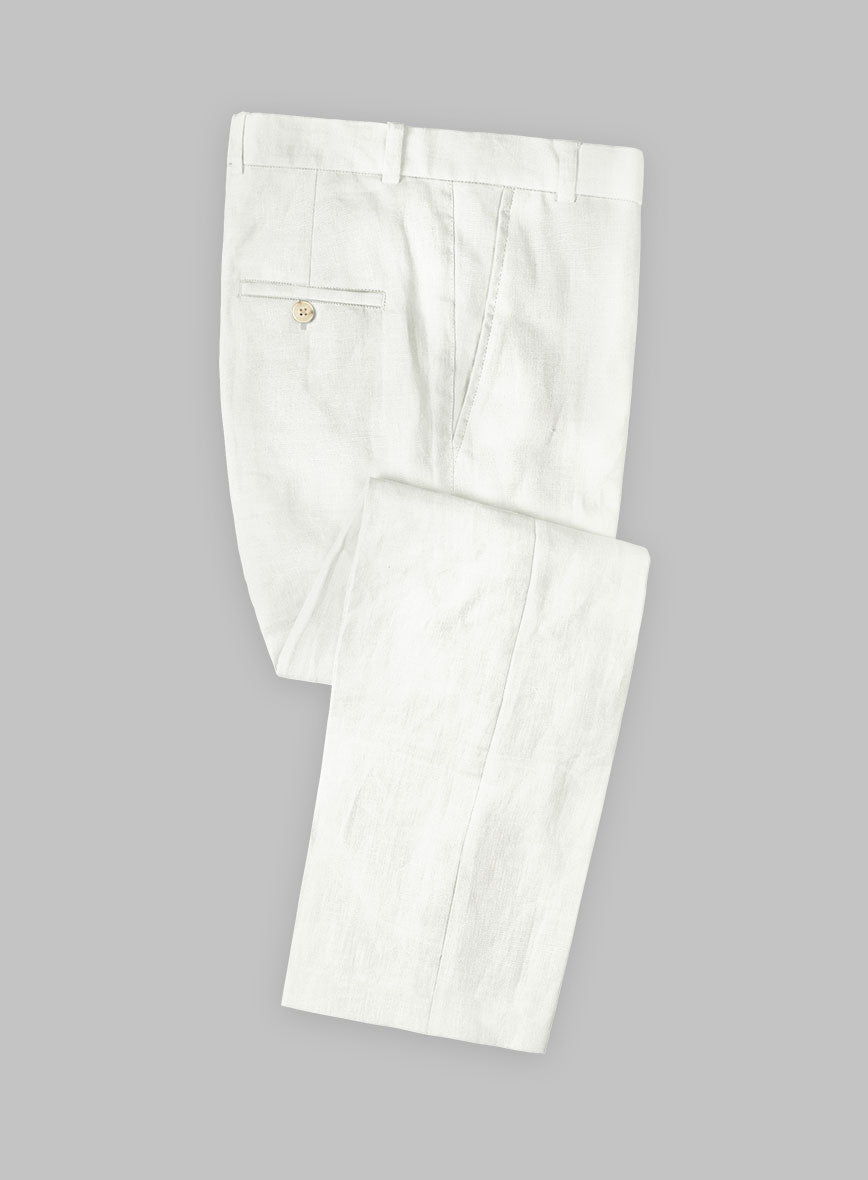 Pure Natural Linen Pants - StudioSuits