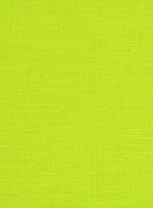 Pure Neon Green Linen Pants - StudioSuits