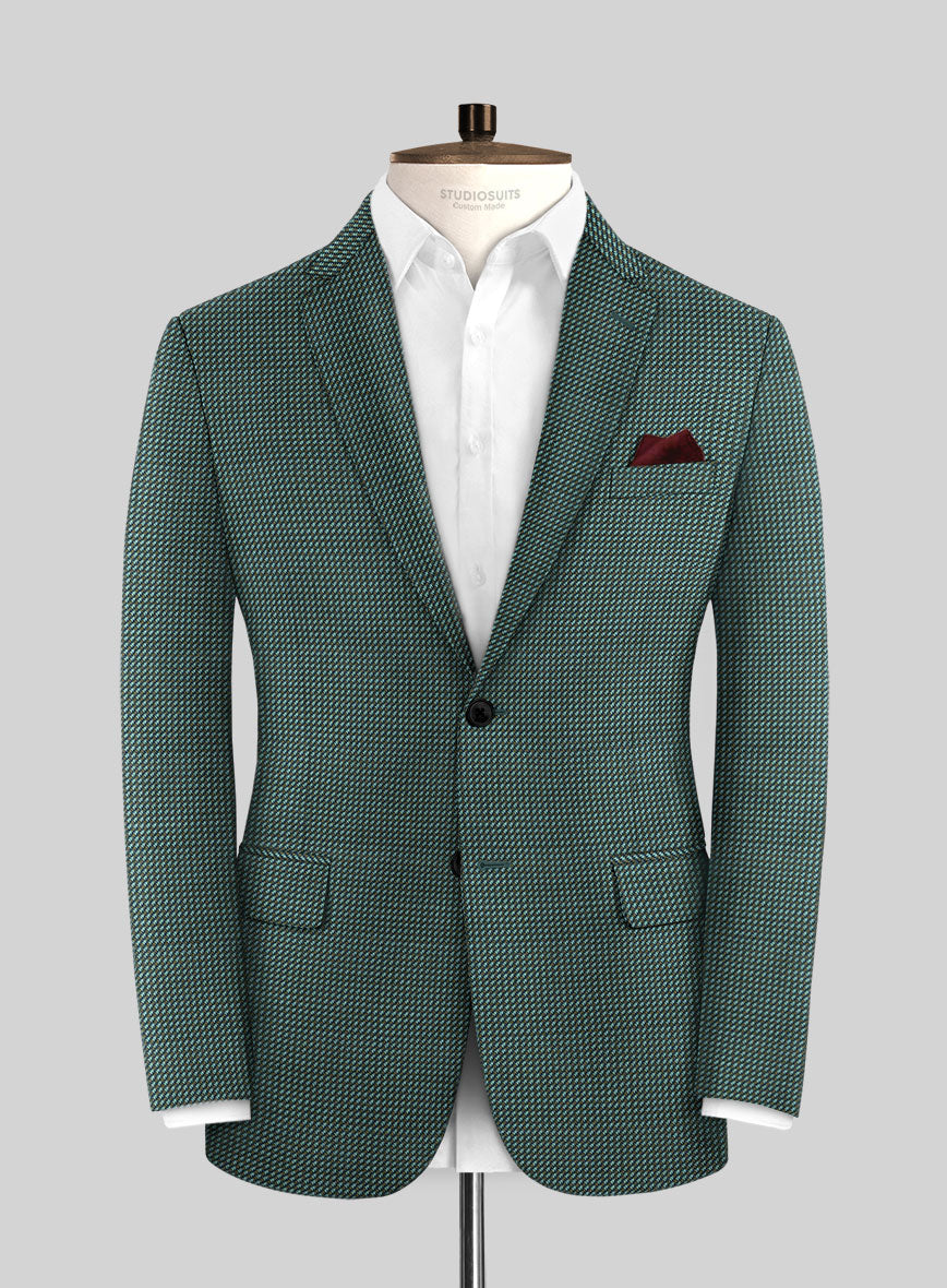 Reda Avarno Green Wool Jacket - StudioSuits