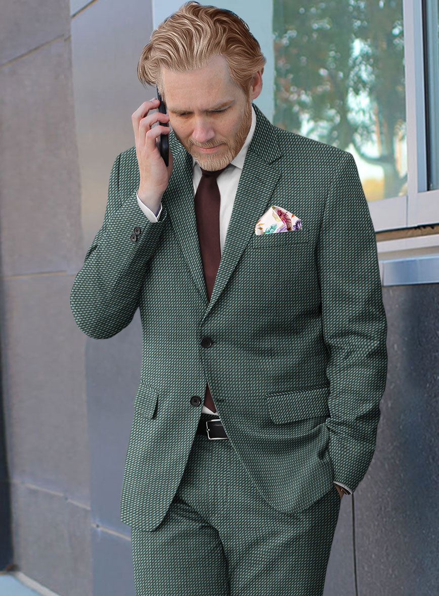 Reda Avarno Green Wool Jacket - StudioSuits