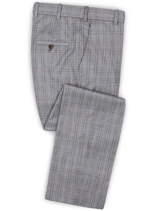Reda Berre Gray Wool Pants - StudioSuits