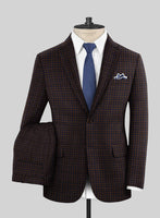 Reda Bistre Checks Wool Suit - StudioSuits