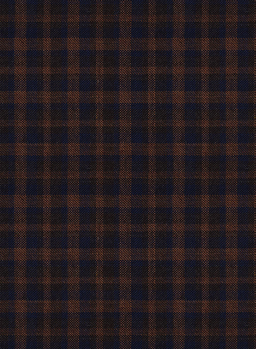 Reda Bistre Checks Wool Suit - StudioSuits