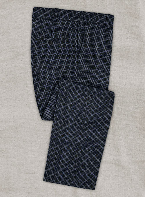 Reda Blue Quini Tweed Pants - StudioSuits