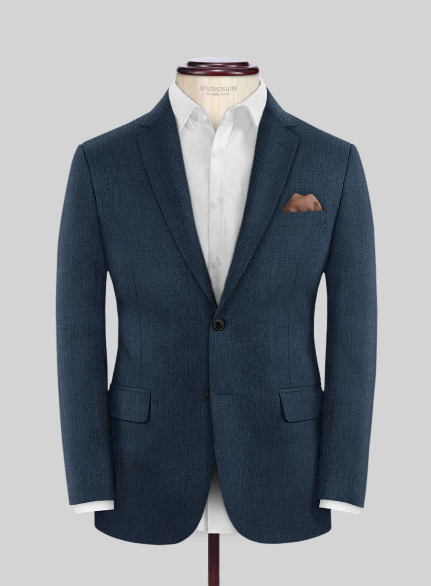 Reda Bond Blue Wool Suit - StudioSuits