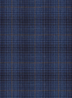 Reda Casal Blue Checks Wool Suit - StudioSuits