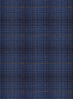 Reda Casal Blue Checks Wool Suit - StudioSuits