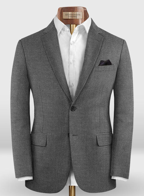 Reda Cashmere Mid Gray Wool Jacket - StudioSuits