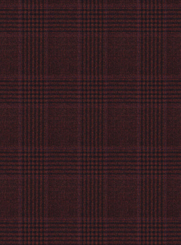 Reda Casvo Maroon Checks Wool Jacket - StudioSuits