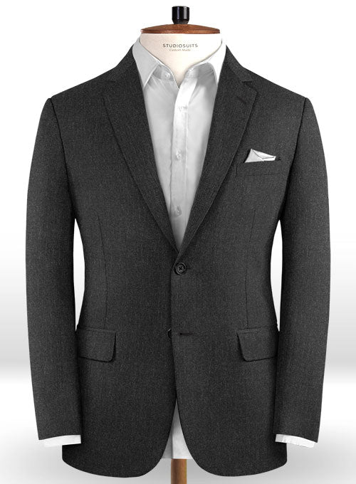 Reda Charcoal Pure Wool Suit - StudioSuits