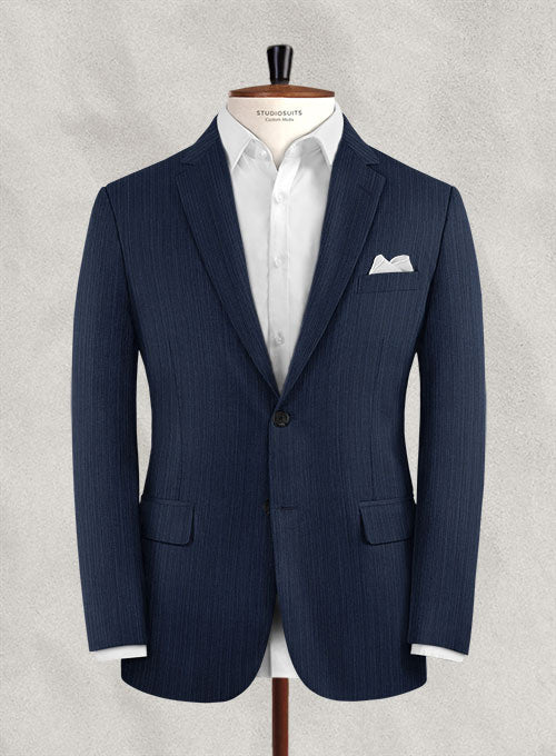 Reda Cierno Blue Wool Suit - StudioSuits
