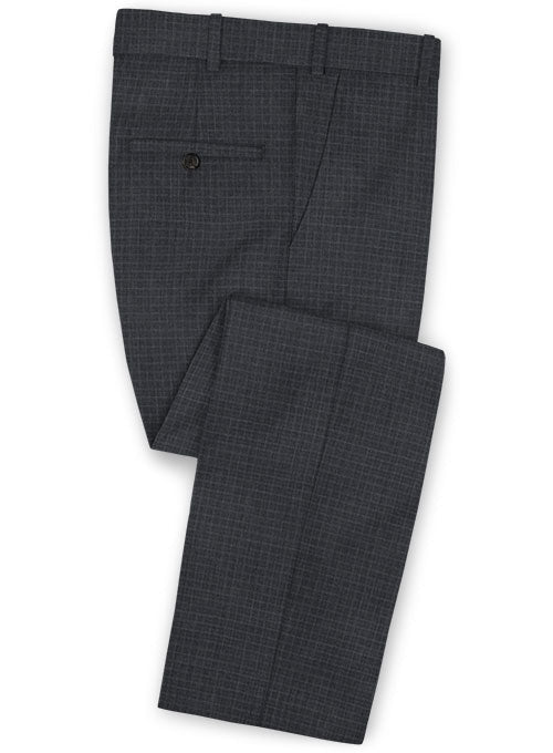 Reda Curto Gray Wool Pants - StudioSuits