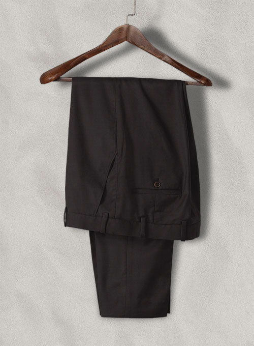 Reda Dark Raisin Wool Pants - StudioSuits
