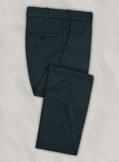Reda Dark Teal Tweed Wool Suit - StudioSuits