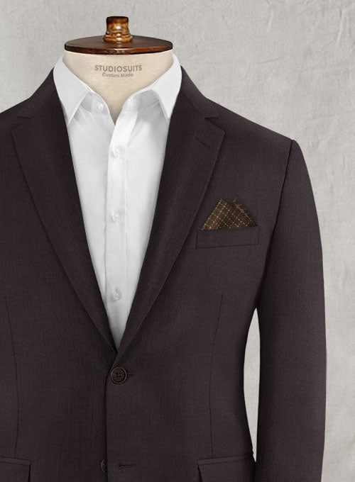 Reda Dark Wine Wool Jacket - StudioSuits