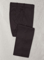 Reda Dark Wine Wool Pants - StudioSuits