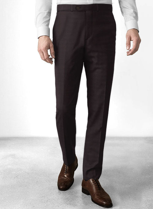 Reda Dark Wine Wool Suit - StudioSuits