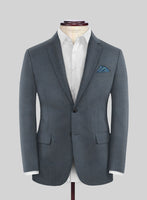 Reda Denim Blue Wool Suit - StudioSuits