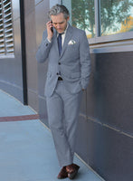 Reda Denim Light Blue Wool Suit - StudioSuits