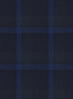 Reda Diesel Blue Checks Wool Suit - StudioSuits
