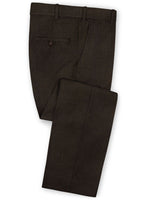Reda Dark Brown Pure Wool Suit - StudioSuits