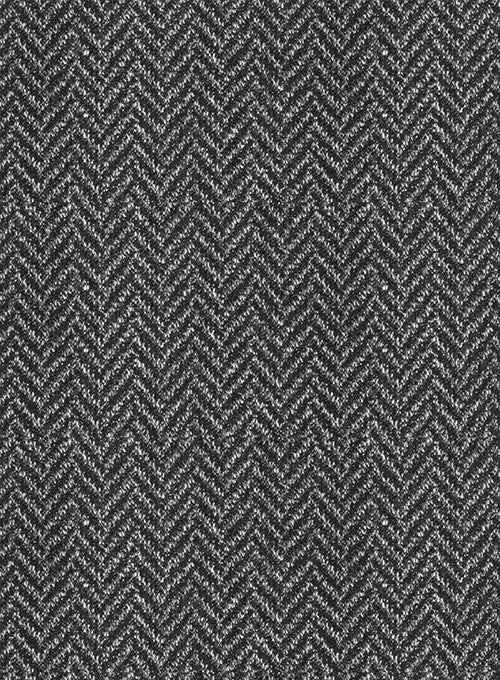 Reda Dark Gray Herringbone Tweed Jacket - StudioSuits