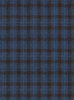 Reda Glacier Blue Checks Wool Suit - StudioSuits