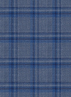 Reda Agodi Blue Checks Wool Jacket - StudioSuits