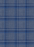 Reda Agodi Blue Checks Wool Jacket - StudioSuits