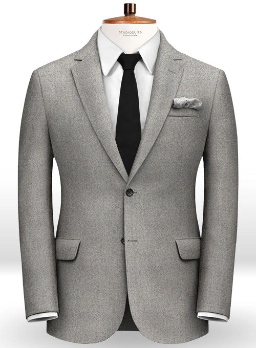 Reda Haze Gray Pure Wool Suit - StudioSuits