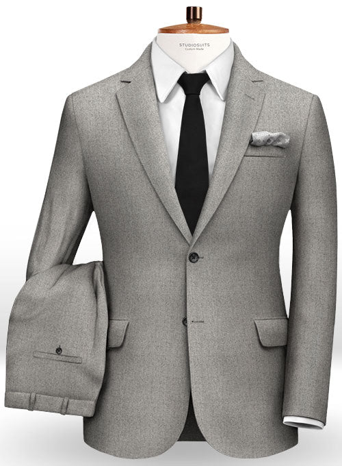 Reda Haze Gray Pure Wool Suit - StudioSuits