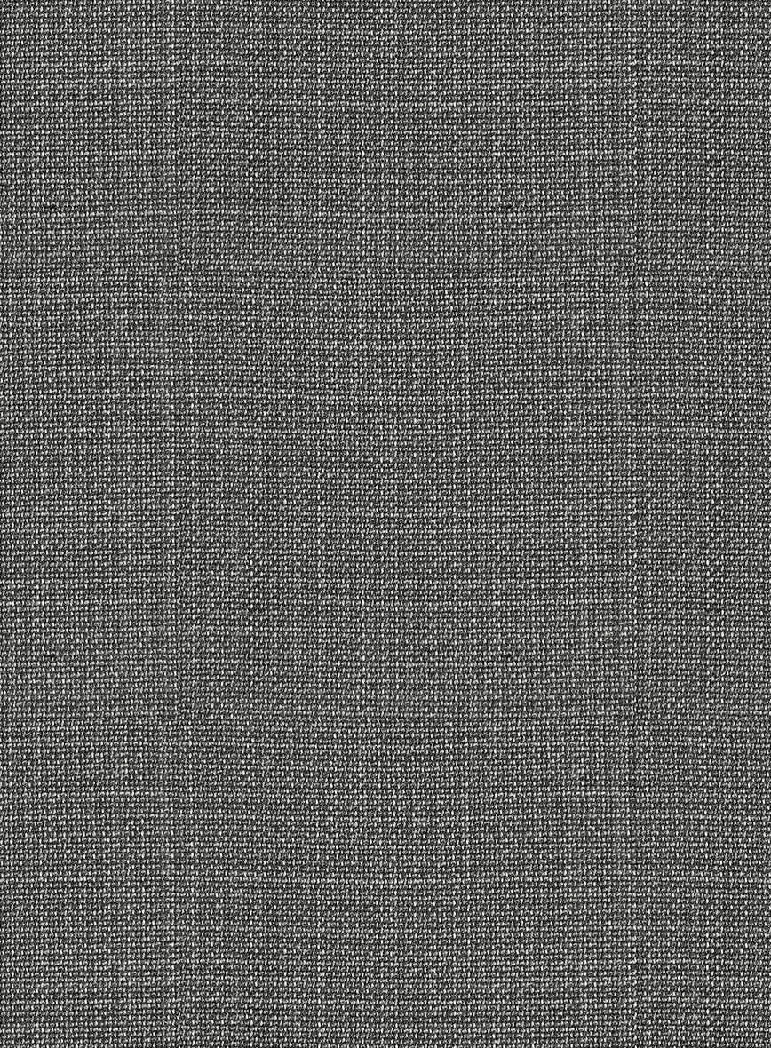 Reda Hopsack Dark Gray Wool Jacket - StudioSuits
