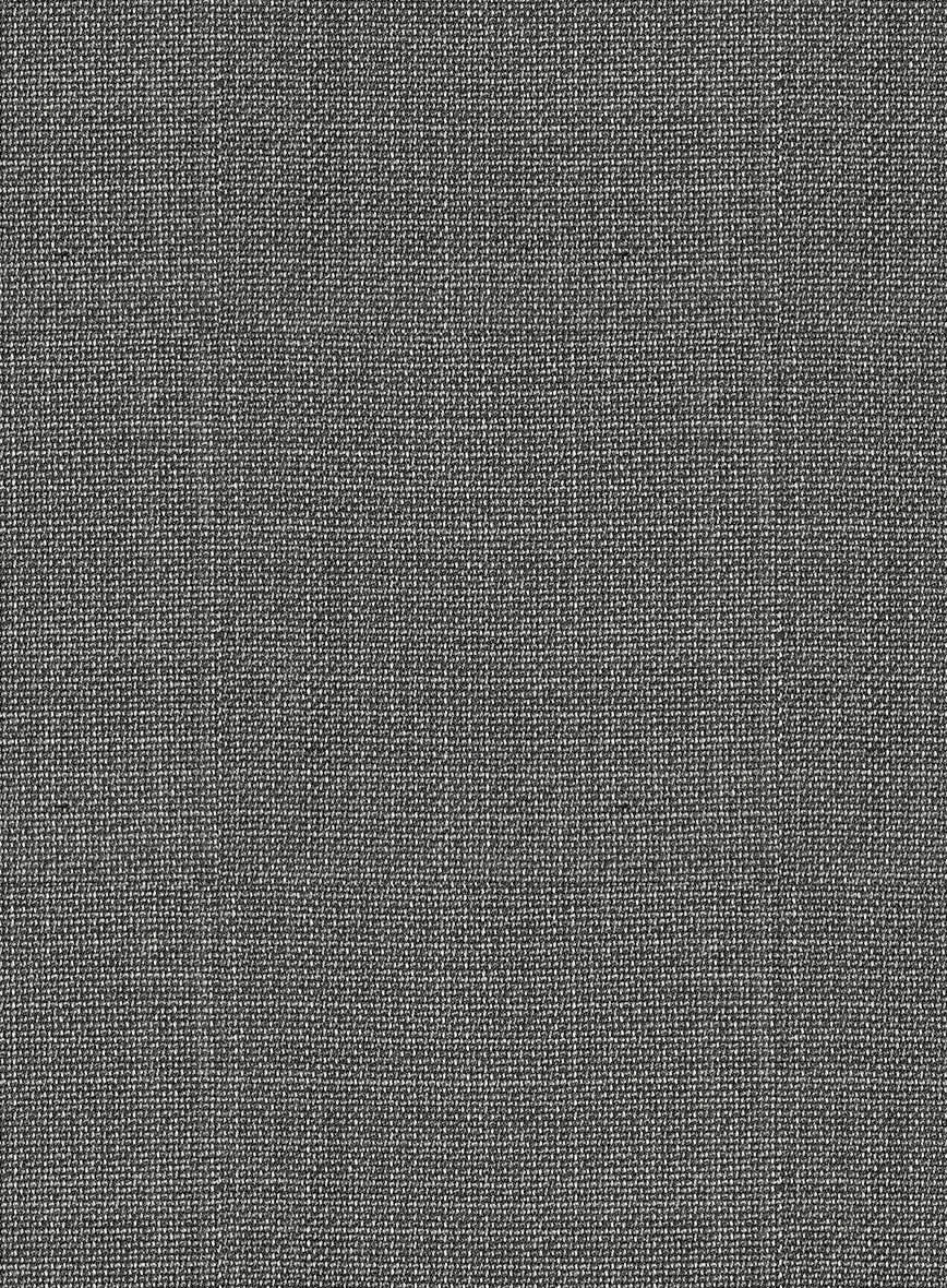 Reda Hopsack Dark Gray Wool Jacket - StudioSuits