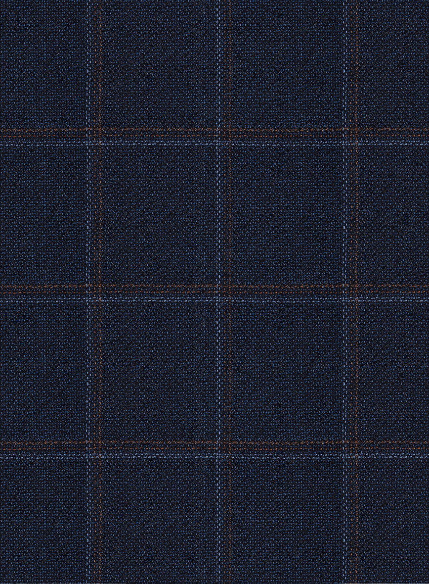 Reda Igidro Blue Checks Wool Jacket - StudioSuits
