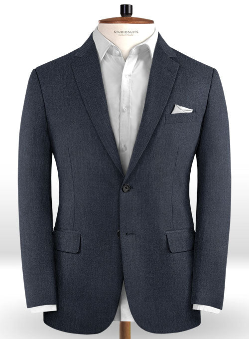 Reda Indigo Blue Pure Wool Suit - StudioSuits