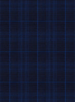 Reda Jagur Blue Checks Wool Jacket - StudioSuits