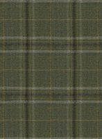 Reda Juniper Green Checks Wool Jacket - StudioSuits